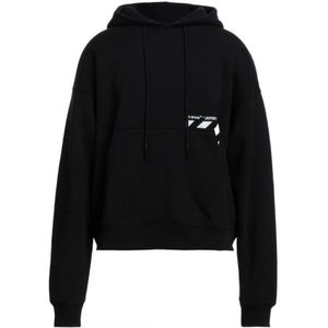 Off-white Pocket Skate-logo zwarte hoodie