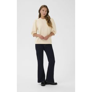 Blouse met korte mouwen Relaxed fit Whitecap white