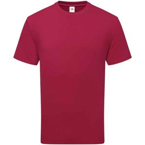 Fruit of the Loom Katoenen uniseks T-shirt voor volwassenen (Veenbes)