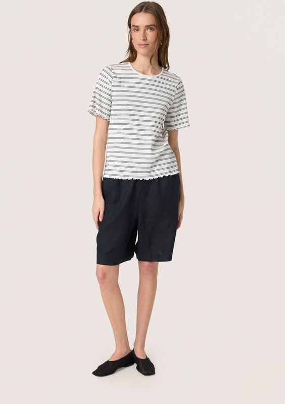 Soaked in Luxury - Eleanora - T-shirt - Wit - Katoen