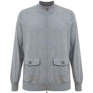 Katoenen Rits-Cardigan