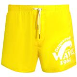 Dsquared2 On The Wave 1964 Logo Yellow Swim Shorts - Maat M