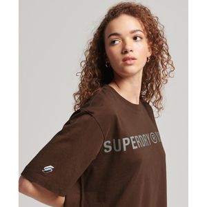 SUPERDRY Wijd T-shirt Code Linear
