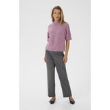 Kaffe - Cuba - Vrouwentrui - Ample Silhouette - Col Montant - Korte Mouwen