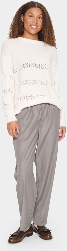 SAINT TROPEZ Trui 'Ingela'  natuurwit