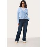 Part Two - Peytons - Gebreid Vest - Lichtblauw