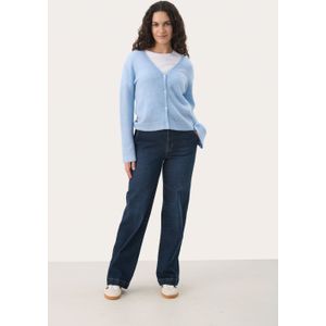 Part Two - Peytons - Gebreid Vest - Lichtblauw