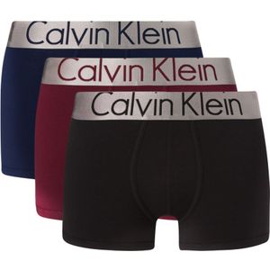 Calvin Klein Pack X3 Trunk Front Logo - Maat S