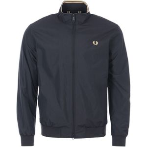 Heren Fred Perry Brentham jas in zwart