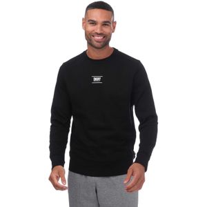 DKNY - Printed Logo Crewneck Sweatshirt - Zwart - Heren