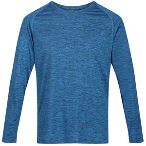 Regatta Heren Burlow Marl T-Shirt met lange mouwen (Luchtduiker Blauw)