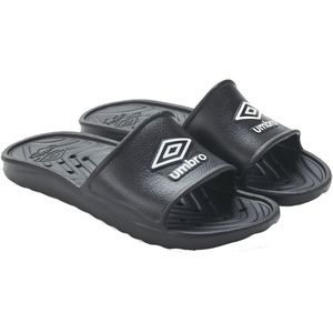 Umbro Heren Douche Sliders (Zwart/Wit)