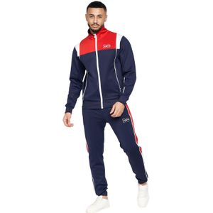 Crosshatch Heren Chinooks trainingspak (Marine, Rood)