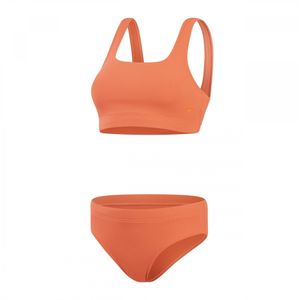 Speedo Dames/Dames bikini met gestructureerde U-rug (Oranje)
