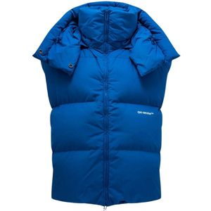 Off-White - Bouce - Gilet - Gebroken Wit - Met Capuchon