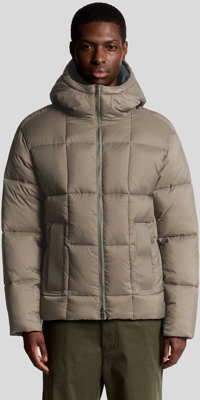 Lyle & Scott Square Cocoon Puffer Jacket - Bruin