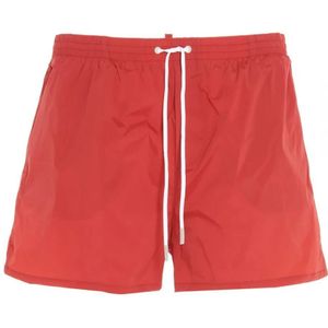 Dsquared2 Icon Logo Rode Zwemshort - Maat S