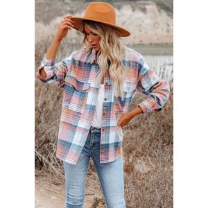 Oversized Geblokte Flanellen Overhemd