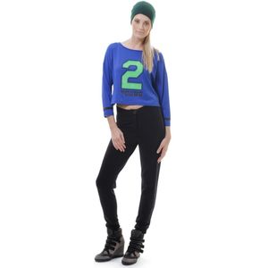 2-Young - Crop Top - Lange Mouwen - Boothals