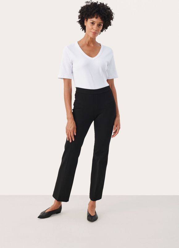 Part Two - Ponta PW - Broek - Zwart - Viscose - Rechte Pijpen