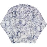 DreiMaster - Maritim - Rok - Marine / Natuurwit - Knielengte