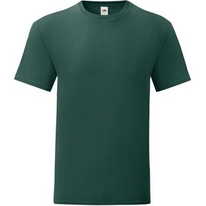 Fruit Of The Loom - Iconisch T-shirt - Forest Groen