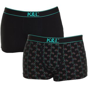 Pack-2 Ademende stoffen boxers met anatomische voorkant KL2004 heren