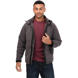 Weekend Offender - Vienna - Nylon Jas - Grijs - Afneembare Capuchon