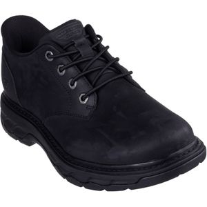 Skechers - Lockett Gustav - Leren Veterschoenen - Zwart - Heren
