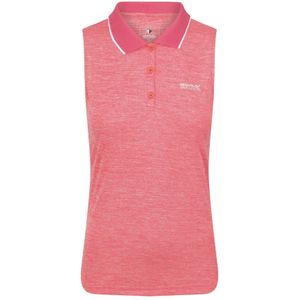 Regatta Dames/Dames Tima II Mouwloos Poloshirt (Tropisch Roze) - Maat 44