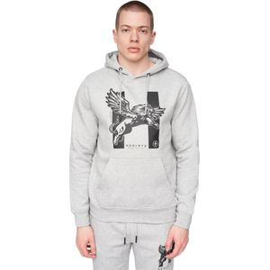 Henleys Heren Curveball Hoodie (Grijze Mergel)