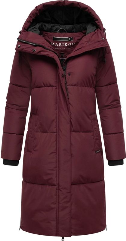 Marikoo dames gewatteerde wintermantel Michikoo met capuchon & magneetzakken