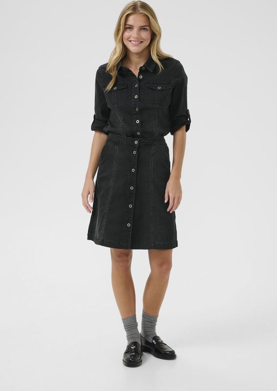 Cream, Dames, Rokken, Zwart, Maat: XS Denim,