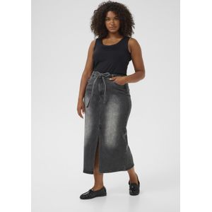 Kaffe Curve, Dames, Rokken, Grijs, Maat: 2XL Denim,