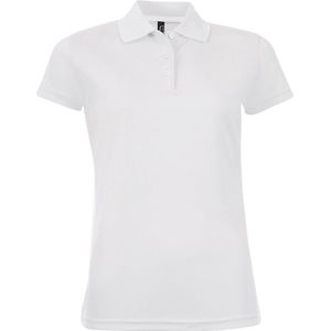 SOLS Dames/dames Performer korte mouw Pique Polo Shirt (Wit)