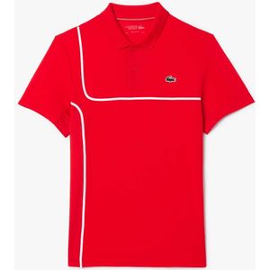 Lacoste - Tennis x Daniil Medvedev - Poloshirt - Rood - Regular-Fit