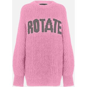 Birger Christensen Gebreide Logo Trui voor dames ROTATE in Lila