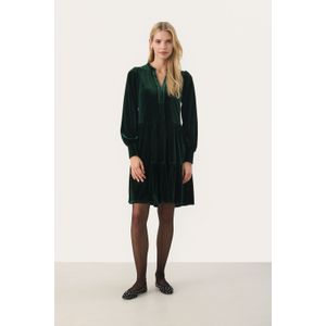 Jurk Relaxed fit dark green