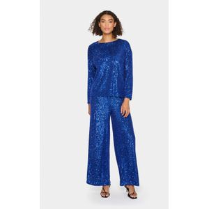 SAINT TROPEZ - Blouse 'Reyana' - Kobaltblauw - Blouseshirt