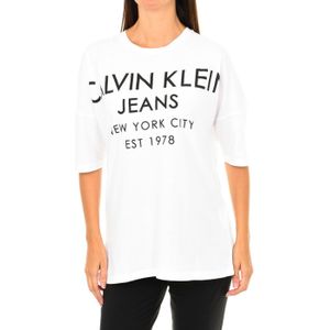 Calvin Klein - T-shirt - Wit - Korte Mouwen
