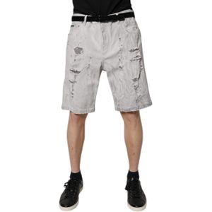 Dolce & Gabbana - Bermuda Shorts - Lichtgrijs - Regular Fit