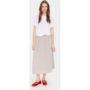 Rok - Geplooide Midi-rok - A-shape