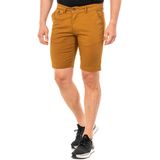 La Martina - Bermuda Shorts - Bruin - 98% Katoen - Tailleband met Riemlussen
