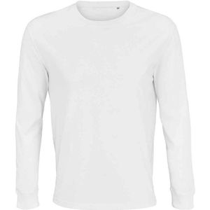 SOLS Unisex Adult Pioneer Organic Cotton T-shirt met lange mouwen (Wit)