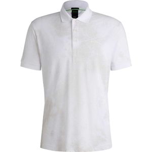 Boss Heren Paddy 3 Poloshirt (Wit)