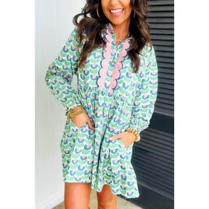 Bloemendessin Overhemdjurk