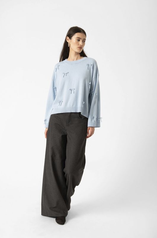 Pullover - SLSanja - Loose Fit - Blauw