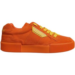 Dolce & Gabbana - Miami - Lage Top Sneakers - Oranje - Suède