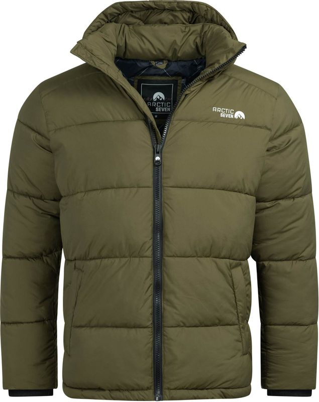 Arctic Seven Heren Winter Puffer Jas AS-333 – Warm, Sportief, Waterafstotend