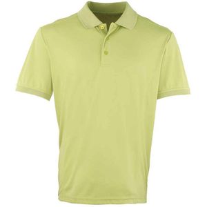 Premier Heren Coolchecker Pique Poloshirt (Kalk)